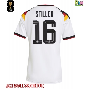 Tyskland Angelo Stiller #16 Hemmatröja Dam VM 2026 Kortärmad